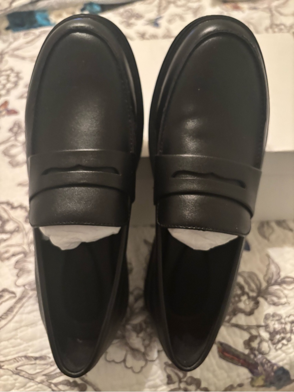 Quince Italian Leather Lug Sole Loafers